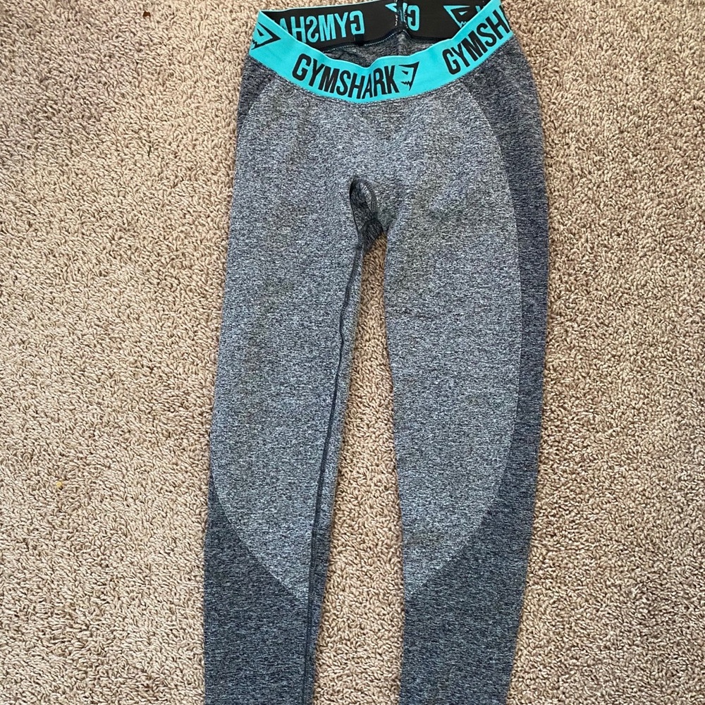 Grey Gym Shark leggings size S